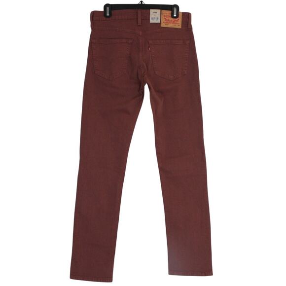 NWT Levi's 511 Slim Fit Eco Ease Rust Brown Mens Jeans 31 x 32 NEW - Picture 1 of 6